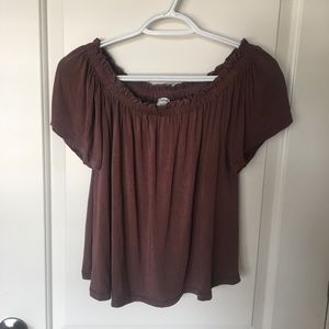 ARITZIA Wilfred Sartre Off Shoulder Top